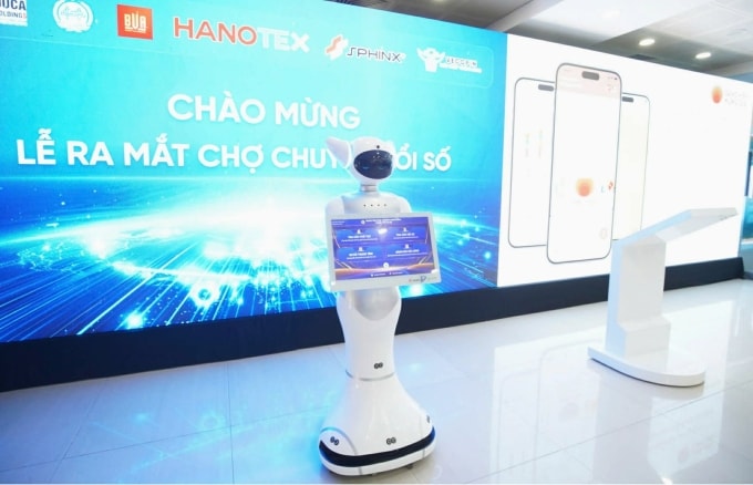 Chợ chuyển đổi số Hà Nội khai trương chiều 3/2.