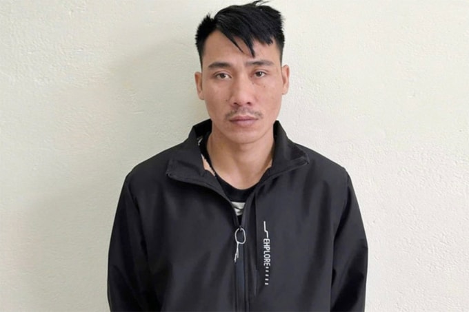 Nghi can Mai tại cơ quan điều tra. Ảnh: Cúc Đức