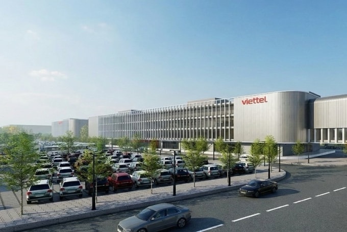 Phối cảnh nhà máy sản xuất chip đầu tiên của Việt Nam, khởi công tháng 1/2025. Ảnh: Viettel