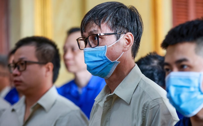 Bị cáo Bạch Đức Lữu tại tòa. Ảnh: Trần Quỳnh