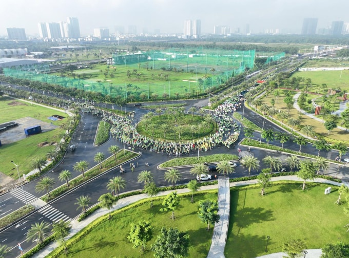 Thông qua đường Liên Phường, từ Thảo Điền, người dân chỉ mất khoảng 5 phút để đến The Global City qua đường Võ Nguyên Giáp - Mai Chí Thọ. Ảnh: Masterise Homes