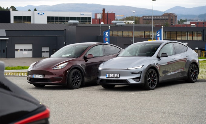 Tesla Model Y tại Na Uy. Ảnh: William Jabeaux