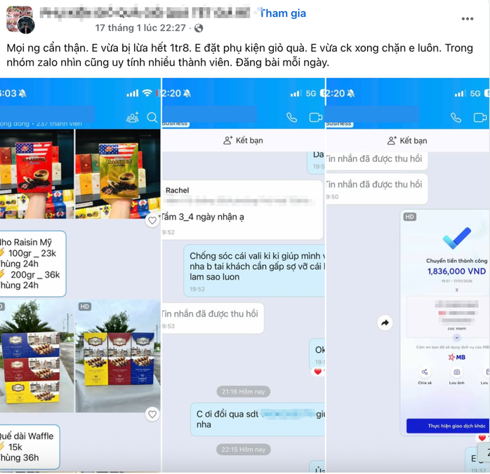 Cảnh giác khi mua sắm online dịp Tết 2026 để tránh sập bẫy lừa đảo - Ảnh 2. Cảnh giác khi mua sắm online dịp Tết 2026 để tránh sập bẫy lừa đảo - Ảnh 2.