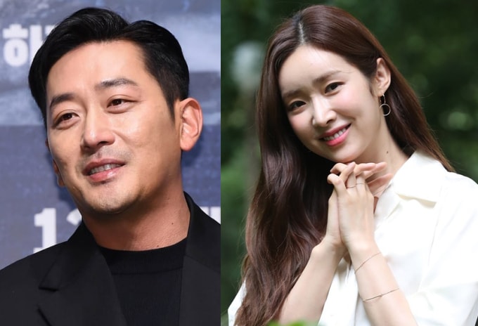 Diễn viên Ha Jung Woo, Cha Jung Won. Ảnh: YNA
