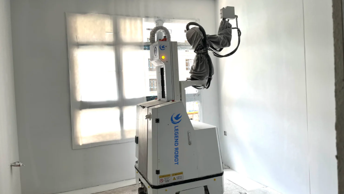 Một mẫu robot sơn tường của Legend Robot. Ảnh: Legend Robot