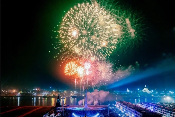 Khu đô thị Vinhomes Vũ Yên sẽ là một trong 5 điểm tổ chức bắn pháo hoa tầm cao đêm giao thừa ở Hải Phòng. Ảnh: Lê Tân