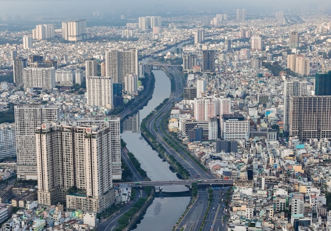 Bất động sản khu trung tâm TP HCM. Ảnh: Quỳnh Trần