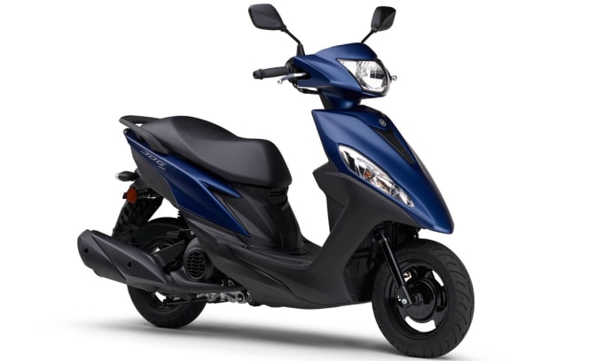Yamaha Jog One có 4 màu tùy chọn gồm xanh mờ, tím, đen và bạc. Ảnh: Yamaha