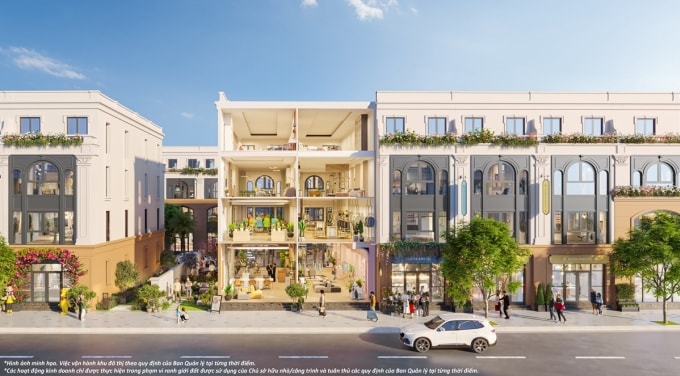 Diện tích lớn, công năng linh hoạt của nhà phố. Ảnh: Vinhomes