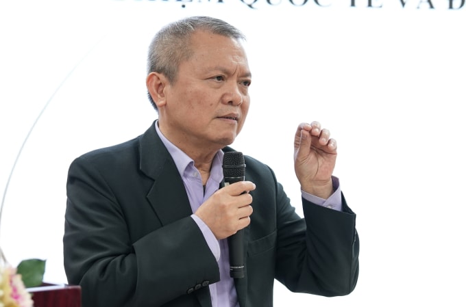 GS Lê Ngọc Thành phát biểu tại tọa đàm chiều 4/2. Ảnh: Linh Linh