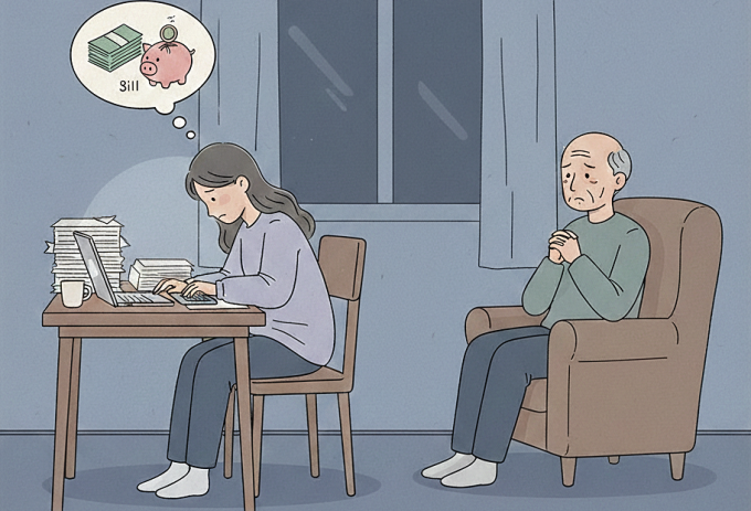 Xót xa khi thấy con gái phải nuôi con rể