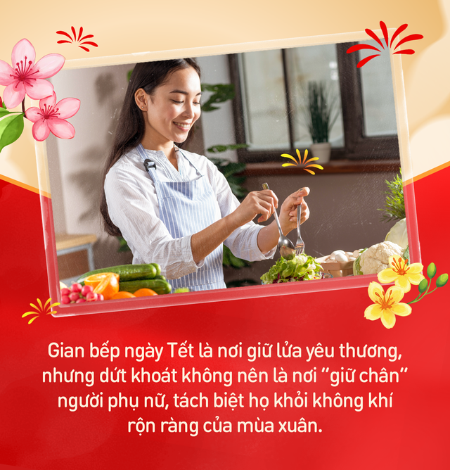 Bí quyết để gian bếp ngày Tết luôn đỏ lửa yêu thương mà vẫn thảnh thơi tận hưởng- Ảnh 1.