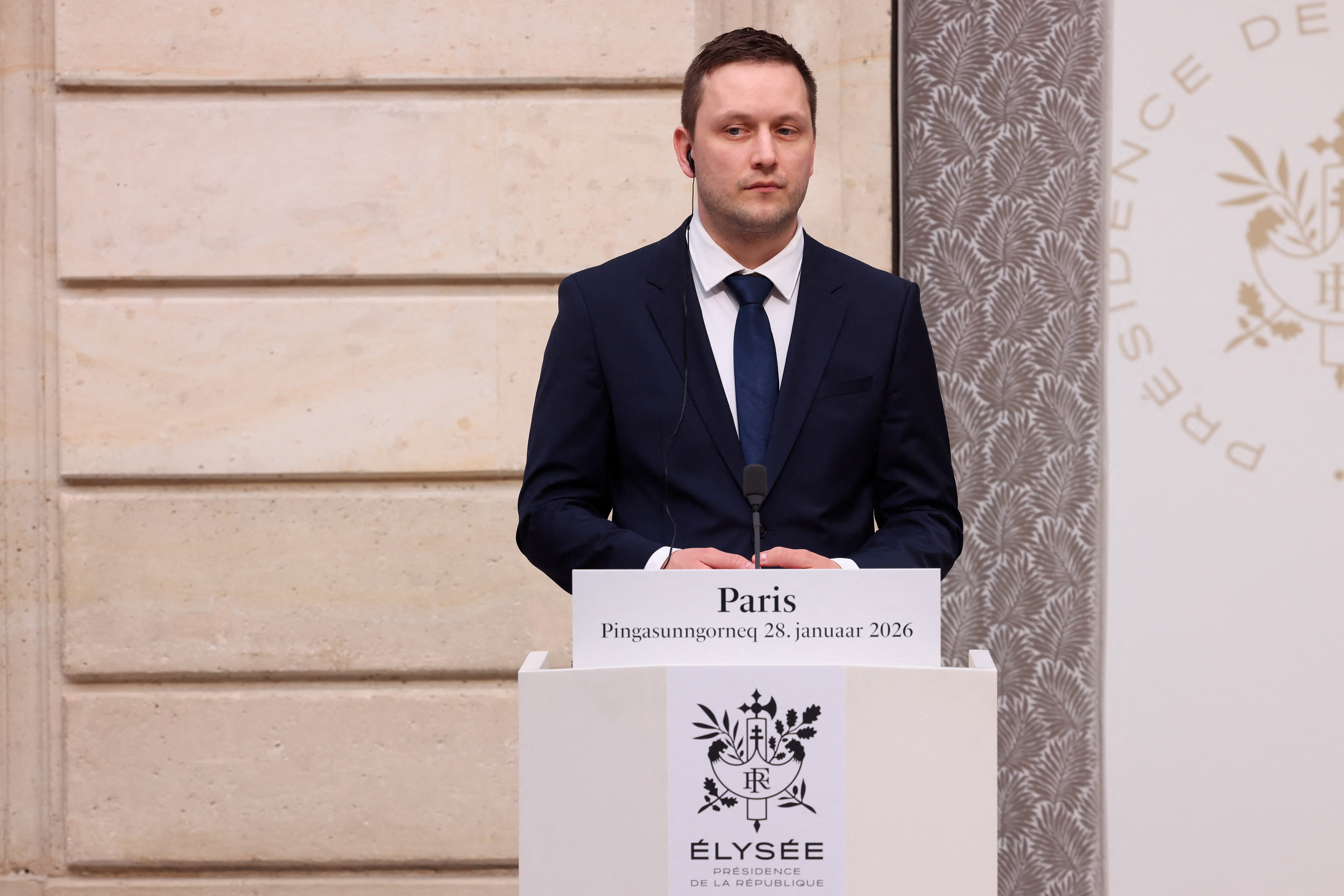 Thủ hiến Greenland Jens-Frederik Nielsen (Ảnh: Reuters)