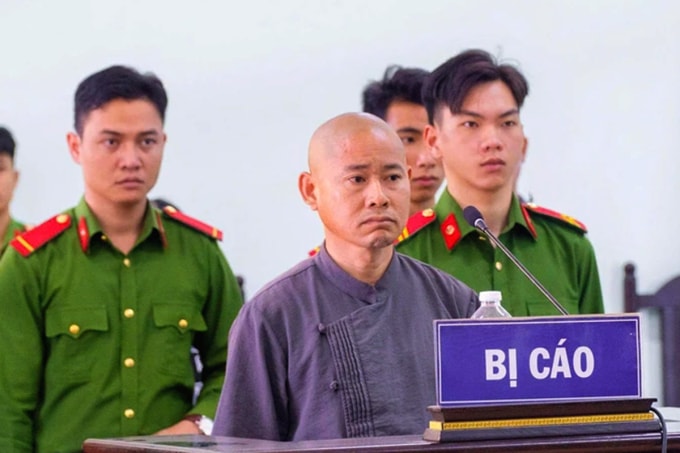 Ông Lê Anh Tuấn trong phiên tòa hôm nay. Ảnh: Ngọc Oanh