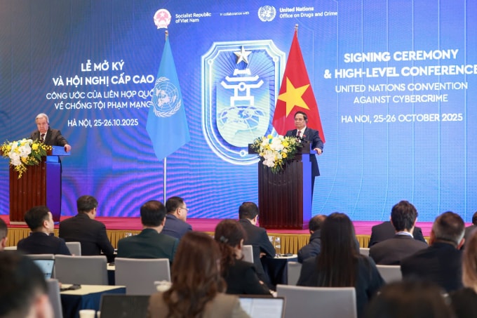 Lễ mở ký Công ước Hà Nội, ngày 25/10/2025. Ảnh: Giang Huy