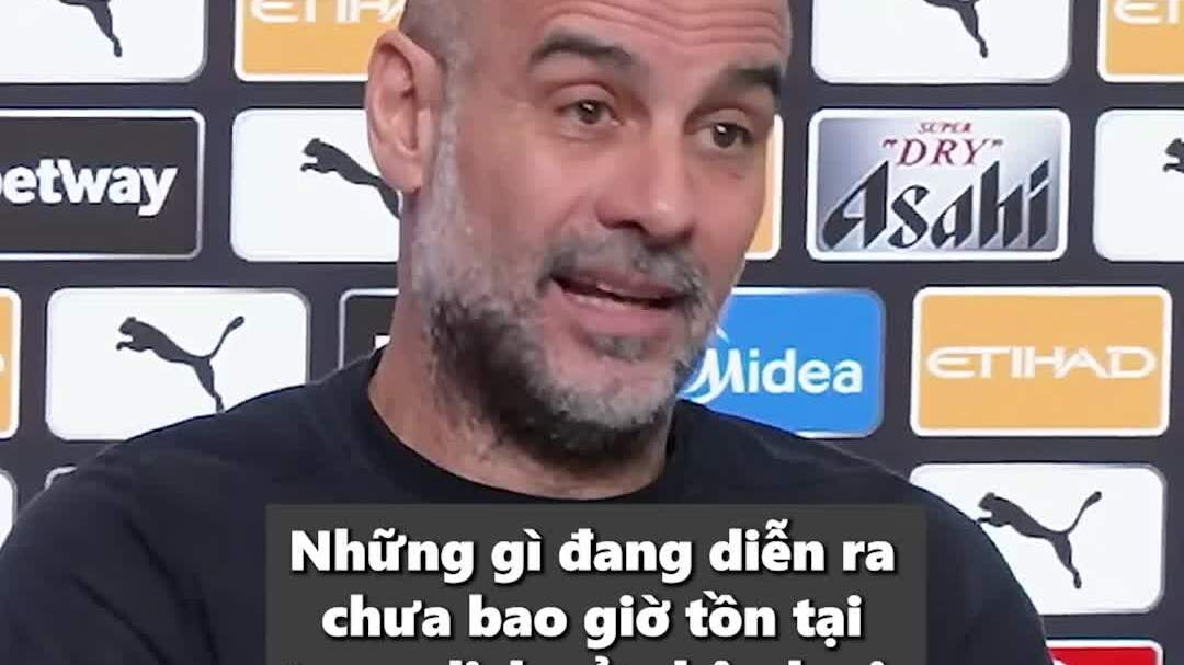 Cuộc họp báo như phiên họp hội đồng Liên hợp quốc của Guardiola