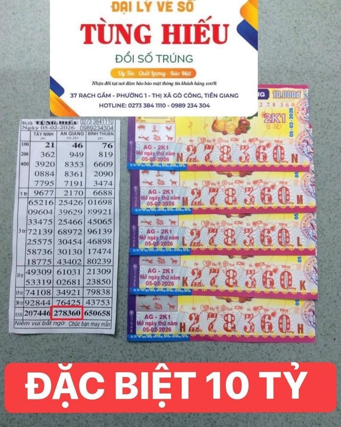 Kết quả Xổ số miền Nam ngày 6 - 2: Nhiều người trúng độc đắc dịp giáp Tết - Ảnh 1.