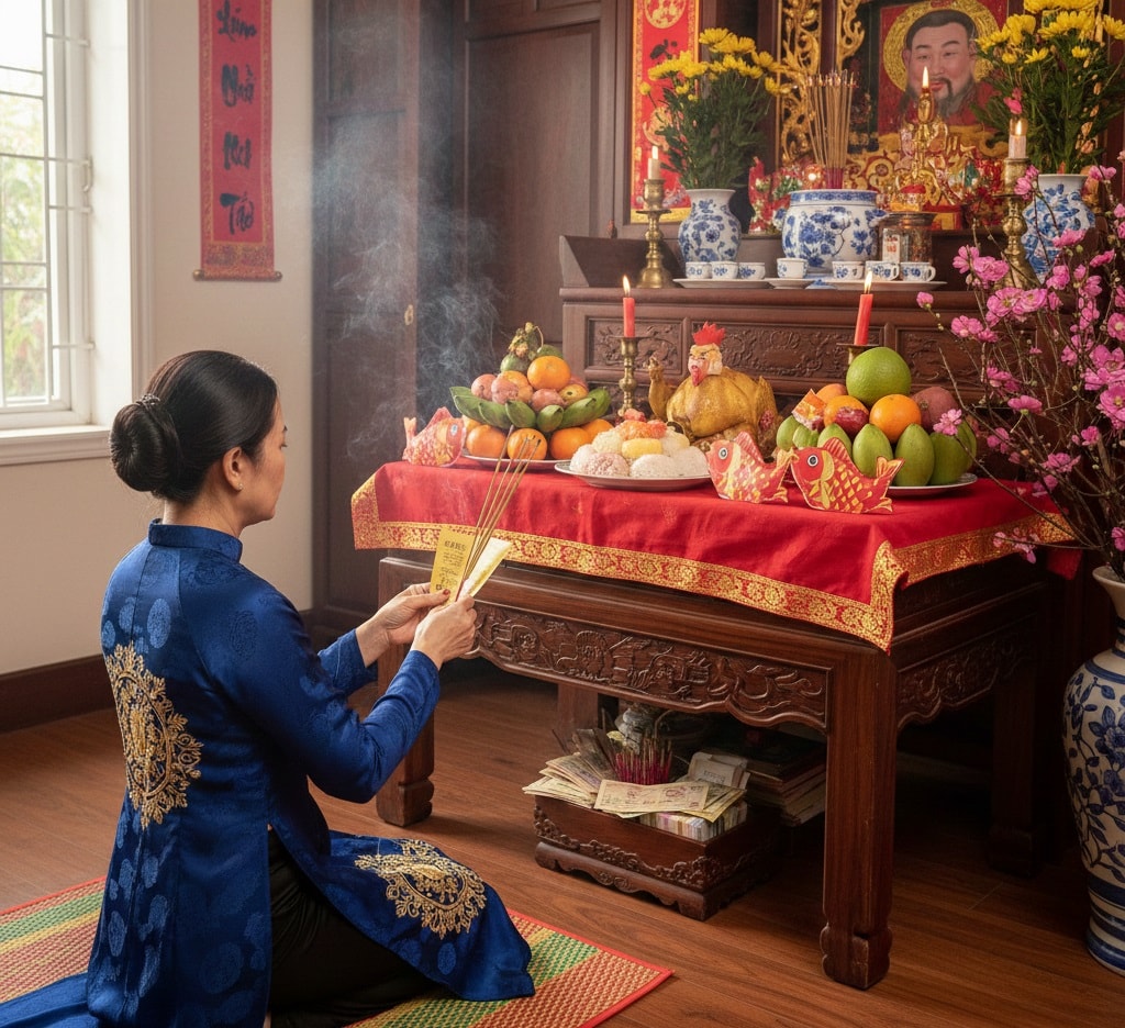 Nên cúng ông Công ông Táo năm 2025 vào ngày, giờ nào để bình an, may mắn?- Ảnh 1.