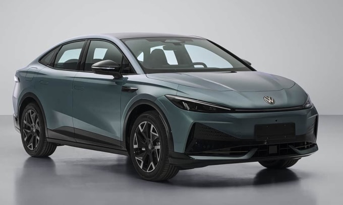 Unyx 07 - mẫu xe đầu tiên của Volkswagen dựa trên nền tảng CEA của Xpeng. Ảnh: Volkswagen