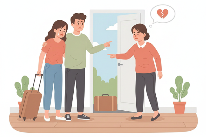 Vợ chồng tôi để lại toàn bộ tiền, vàng và ôtô, rời khỏi nhà mẹ