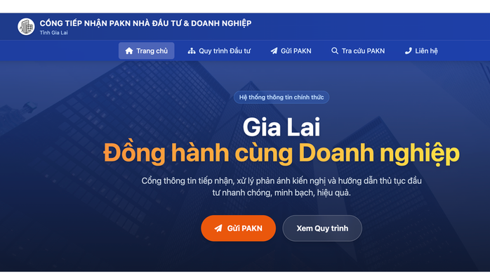 Gia Lai mở cổng tiếp nhận kiến nghị, yêu cầu xử lý phản ánh doanh nghiệp trong 2 ngày - Ảnh 1.