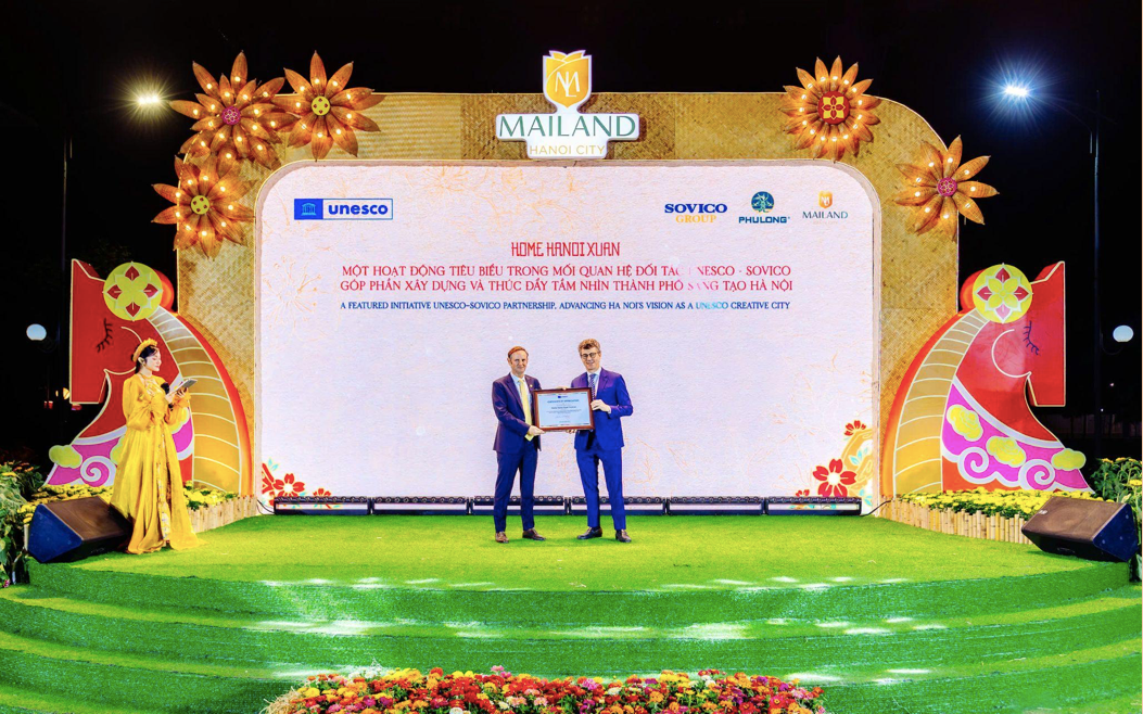 UNESCO Chứng nhận Home Hanoi Xuan là sáng kiến tiêu biểu trong khuôn khổ Quan hệ Đối tác UNESCO – SOVICO.