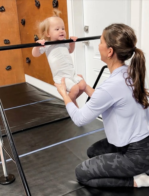 Fontaine chia sẻ các con cô rất thích đến phòng tập cùng mẹ. Ảnh: Kayla Fontaine