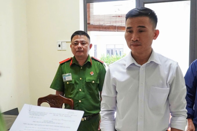 Nguyễn Văn Hoàng khi bị bắt giam. Ảnh: Thành Huynh