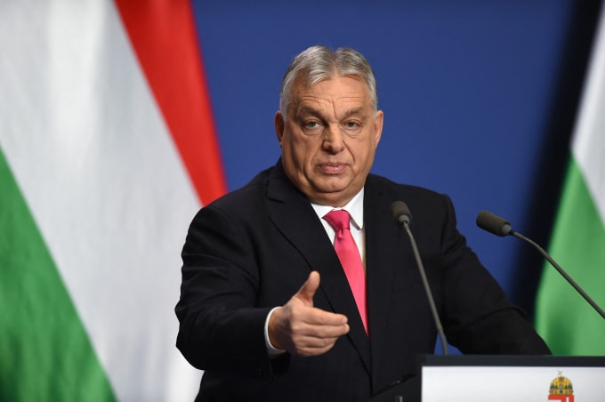Thủ tướng Hungary Viktor Orban tại Budapest ngày 5/1. Ảnh: AFP