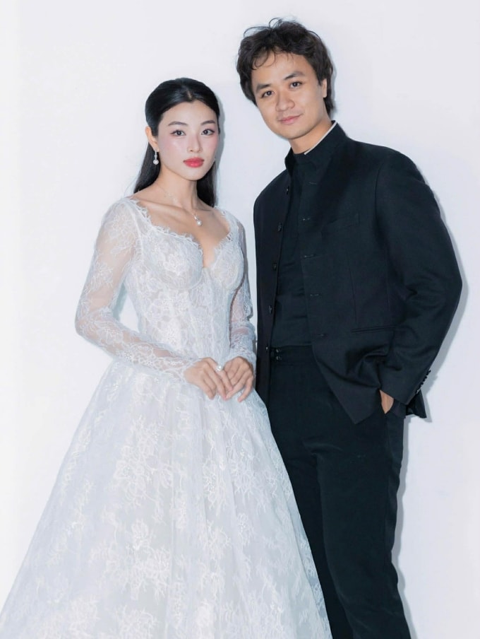 Lan Thy và bạn trai khi dự một sự kiện. Ảnh: Nhân vật cung cấp