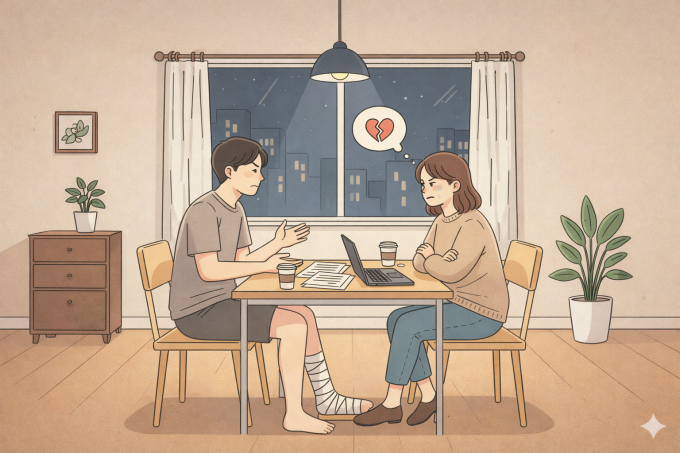 Tôi vào viện vì đứt động mạch, vợ mặc kệ vì có ai đứt chân mà chết chưa