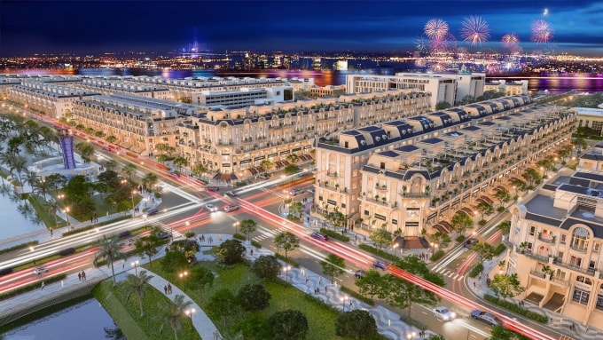 The Legend Shophouse tọa lạc tại trung tâm Van Phuc City. Ảnh: VPG