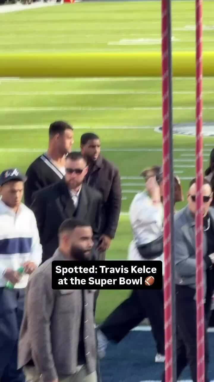 Travis Kelce đi xem chung kết Super Bowl 2026