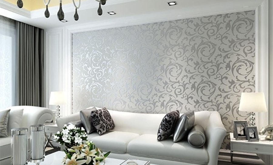 Nên chọn giấy dán tường chống ẩm, dễ lau chùi cho từng không gian. (Ảnh: Giaydantuongcnc)