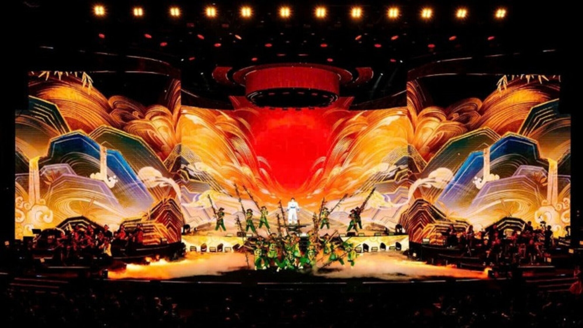 Chương trình Xuân Quê hương 2026 có nhiều tiết mục được dàn dựng công phu.