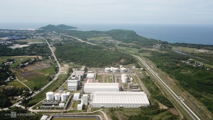 Một góc Khu kinh tế Dung Quất ở Quảng Ngãi. Ảnh: Phạm Linh