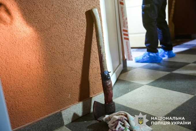 Hung khí trong vụ tấn công. Ảnh: Cảnh sát tỉnh Rivne