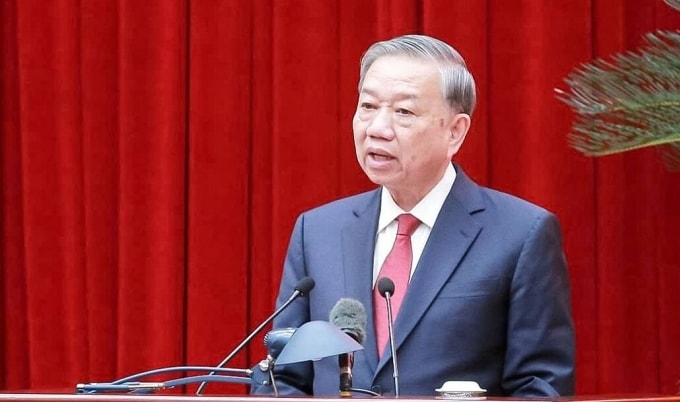 Tổng Bí thư Tô Lâm. Ảnh: Cổng thông tin Đảng Cộng sản