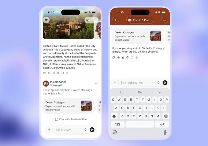 Quảng cáo về  . Ảnh: OpenAI