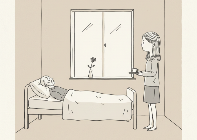 Tôi phải chăm sóc người cha nát rượu từng đày đọa mẹ