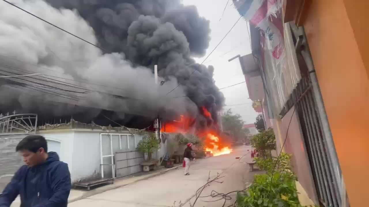 Cháy nhà tình thương ở Bắc Ninh