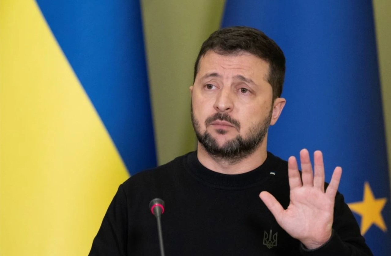 Tổng thống Ukraine Zelensky. (Ảnh: AP)