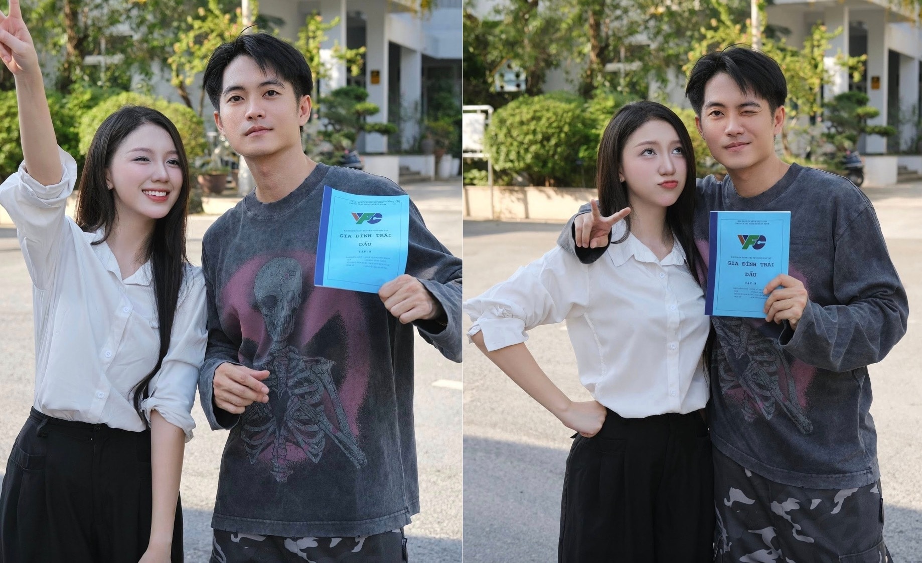 Thùy Dương và Tuấn Anh đóng cặp ăn ý.