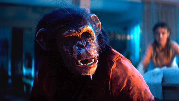 Tạo hình linh trưởng trong phim Primate. Ảnh: Screen Rant