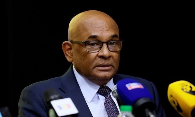 Ông Windsor Paul John, 65 tuổi, trong một họp báo ở Malaysia. Ảnh: Bernama