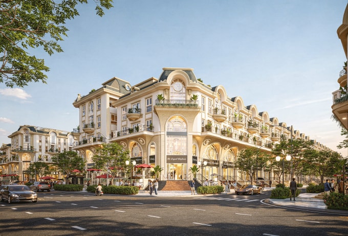 The Legend Shophouse nằm tại trung tâm Van Phuc City. Ảnh: VPG