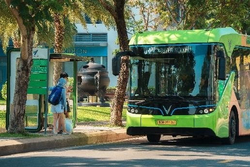 Giao thông xanh hiện hữu ngay nội khu, đáp ứng nhu cầu di chuyển cho cư dân. Ảnh: Vinhomes
