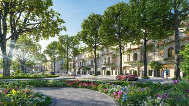 Golden Townhouse khai thác đa công năng vừa ở vừa kinh doanh hoặc cho thuê. Ảnh: Eurowindow Holding