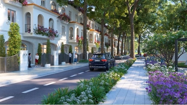 Golden Townhouse nằm trong khu đô thị xanh Eurowindow Sport Garden. Ảnh: Eurowindow Holding