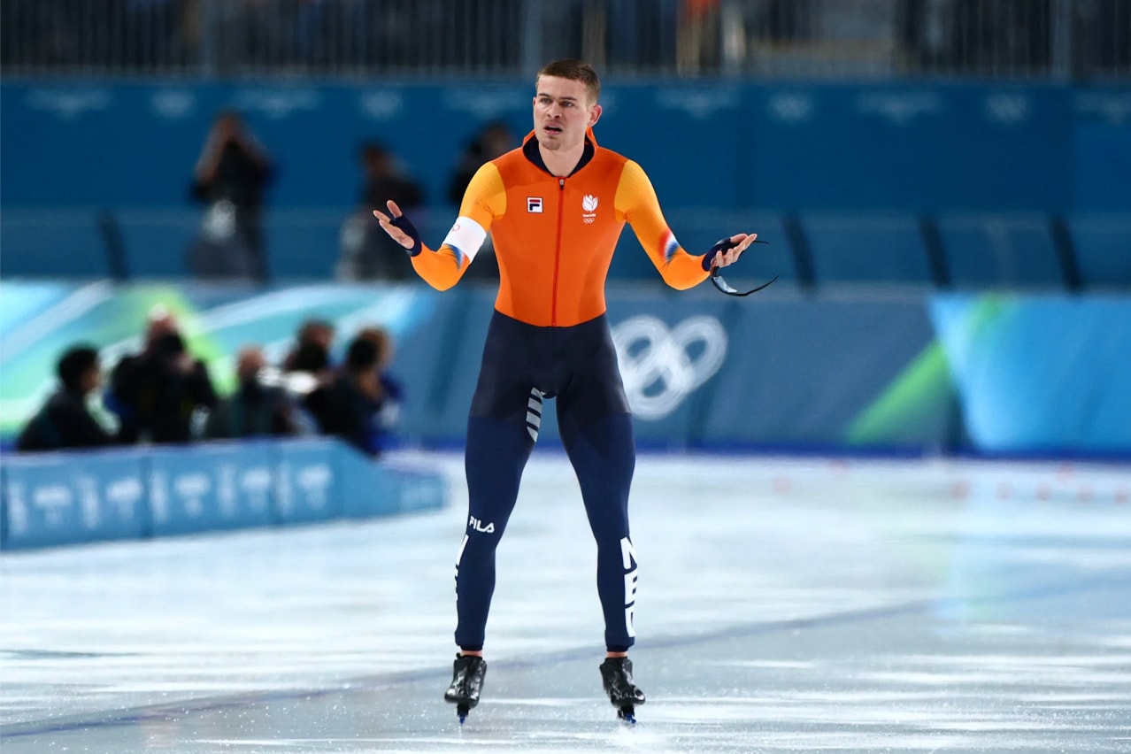 VĐV Joep Wennemars của Hà Lan tỏ ra thất vọng sau khi lượt đấu kết thúc. (Nguồn: Yahoo News)